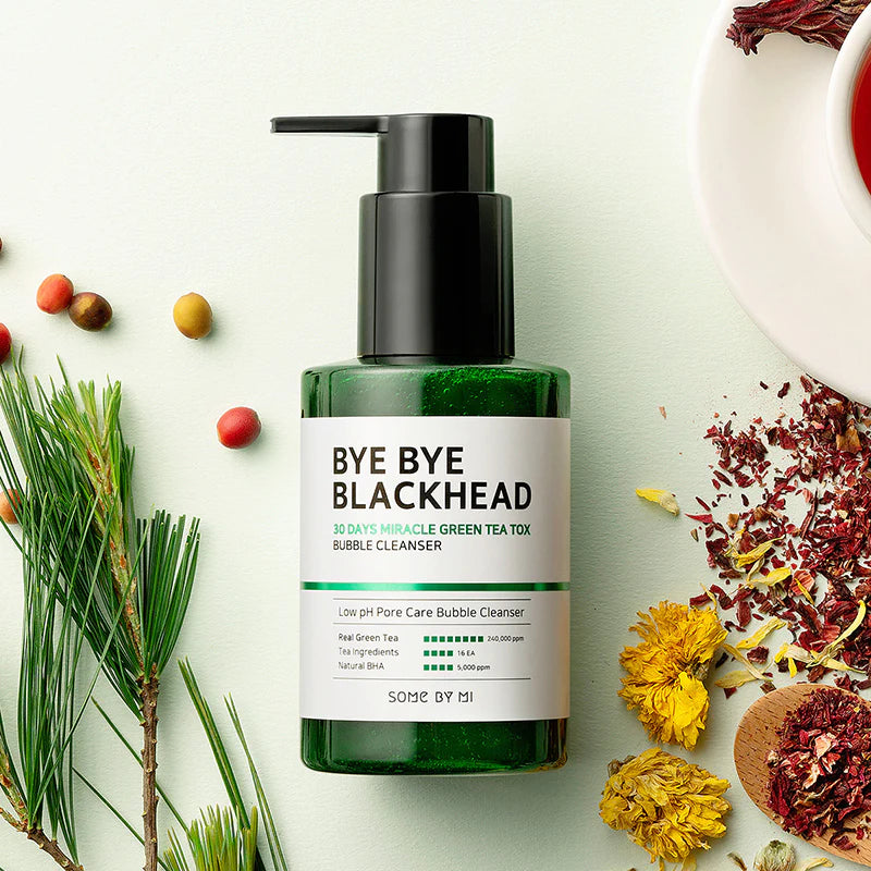 SOME BY MI - Bye Bye Blackhead 30 Days Miracle Green Tea Tox Bubble Cleanser