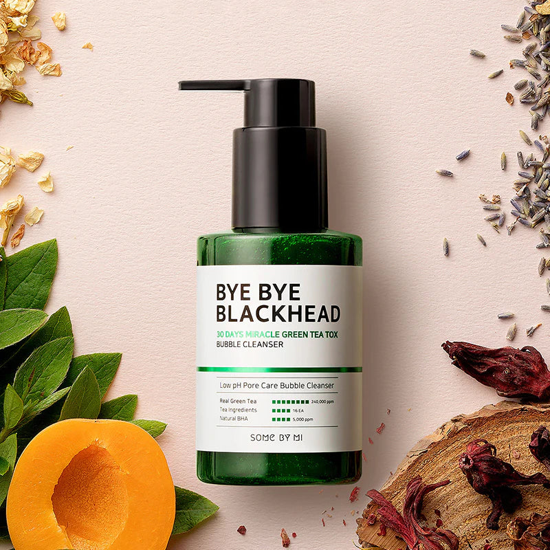 SOME BY MI - Bye Bye Blackhead 30 Days Miracle Green Tea Tox Bubble Cleanser