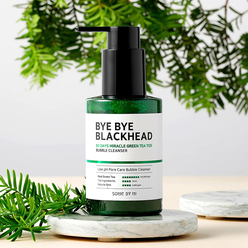 SOME BY MI - Bye Bye Blackhead 30 Days Miracle Green Tea Tox Bubble Cleanser