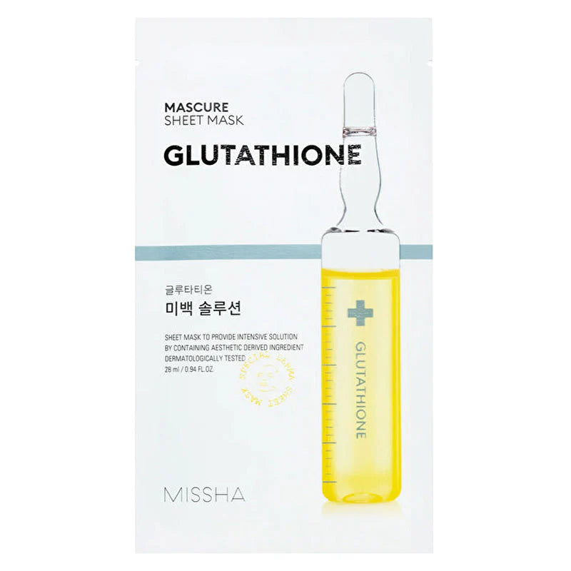MISSHA - Mascure Sheet Mask Glutathione